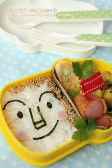 asamiのお弁当。簡単かわいいキャラ弁の作り方
