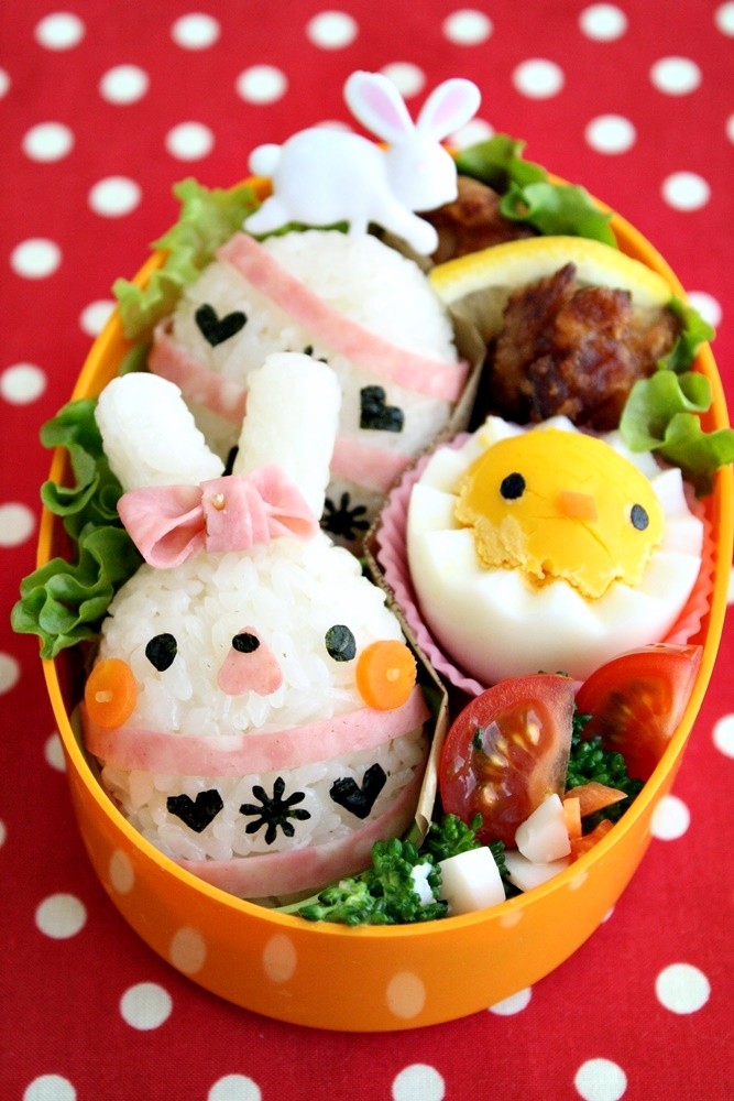 イースターのキャラ弁 エッグ型バニーの作り方 Asamiのお弁当 簡単かわいいキャラ弁の作り方 イースターのキャラ弁 エッグ型バニーの作り方 Asamiのお弁当 簡単かわいいキャラ弁の作り方