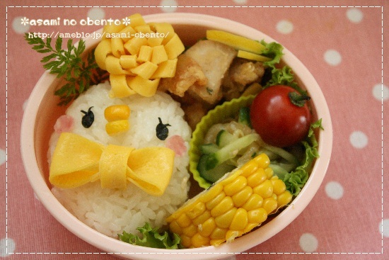 asamiのお弁当。簡単かわいいキャラ弁の作り方