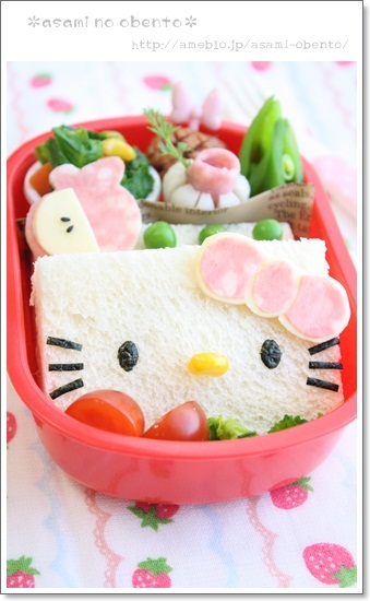 asamiのお弁当。簡単かわいいキャラ弁の作り方