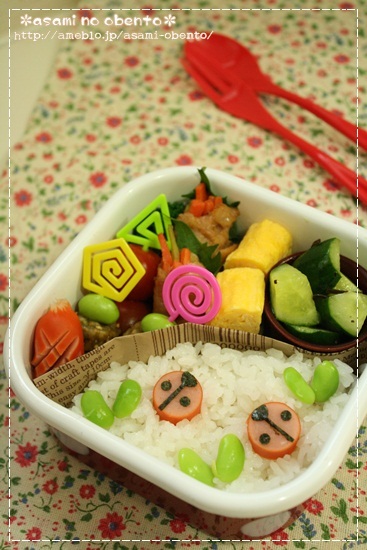 asamiのお弁当。簡単かわいいキャラ弁の作り方