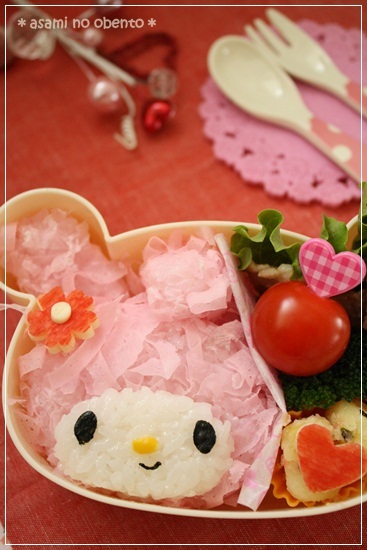 asamiのお弁当。簡単かわいいキャラ弁の作り方