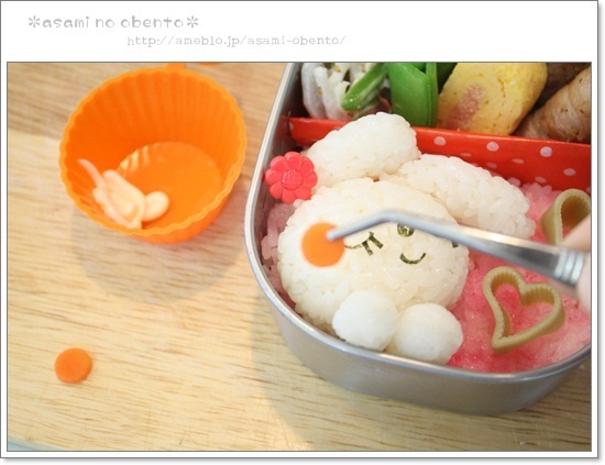 asamiのお弁当。簡単かわいいキャラ弁の作り方