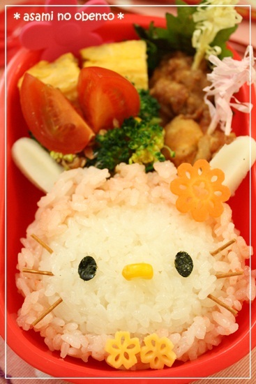 asamiのお弁当。簡単かわいいキャラ弁の作り方