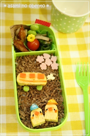 asamiのお弁当。簡単かわいいキャラ弁の作り方