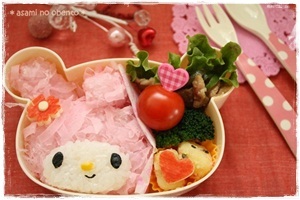 asamiのお弁当。簡単かわいいキャラ弁の作り方