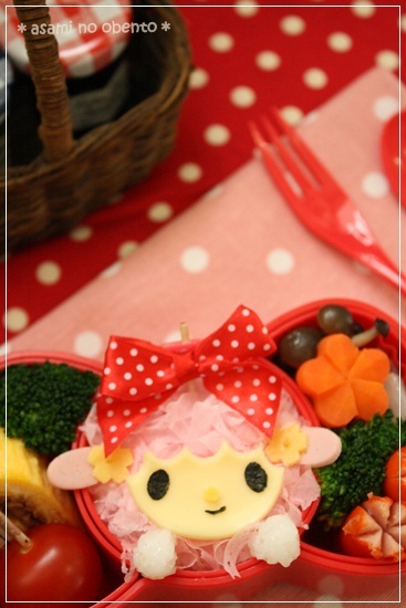 asamiのお弁当。簡単かわいいキャラ弁の作り方