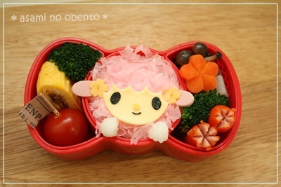 asamiのお弁当。簡単かわいいキャラ弁の作り方