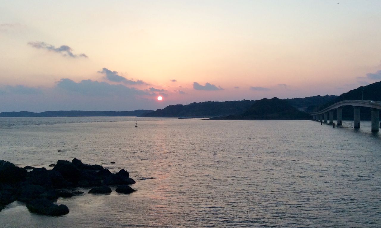 山口県下関市の角島の夕日まで My Last Fight