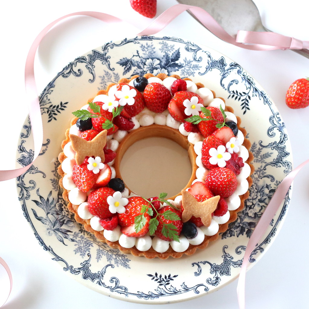 リースタルトを作ってみた あさのおやつ リースタルトを作ってみた あさのおやつ