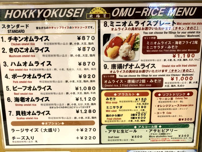 宝達志水町出身の北橋茂男氏が創業の 北極星 近鉄あべのハルカス店でオムライスのランチ あさぴーのおいしい独り言