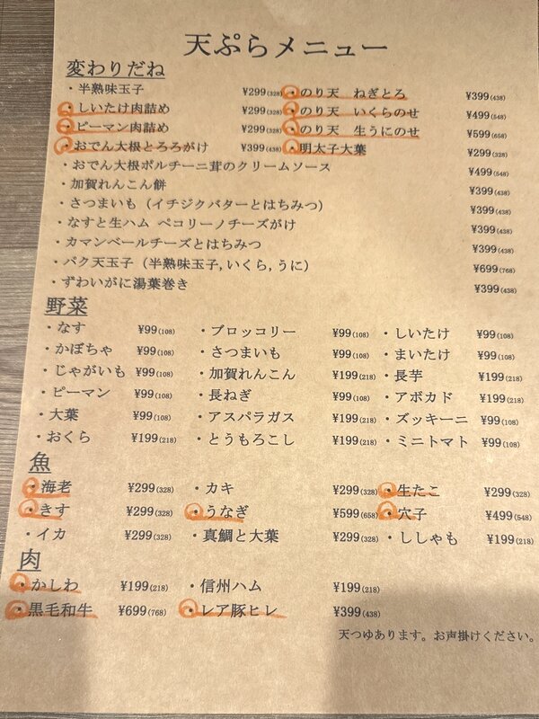 天ぷらの酒場 パクパク天 (4)