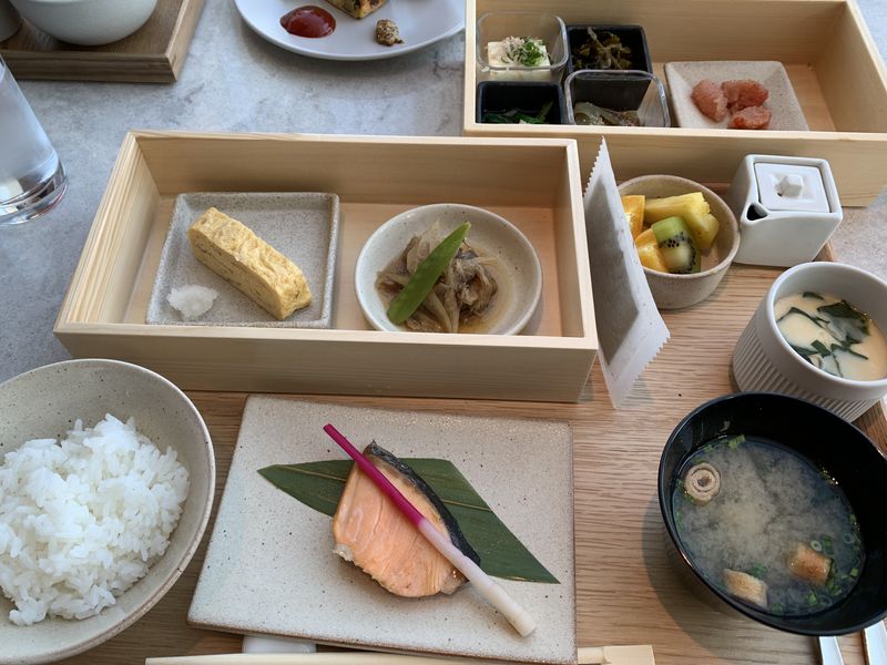 都ホテル博多13f サムウェア レストラン バー Somewhere Restaurant Bar セットメニューの朝食 あさぴーのおいしい独り言