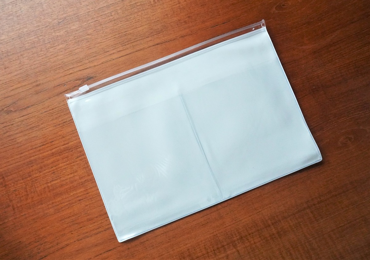 無印良品片面クリアケース4