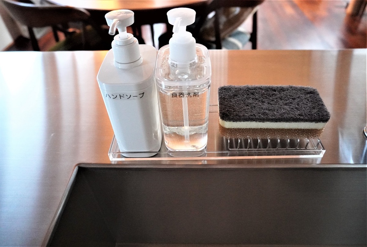 キッチンスポンジ置き場無印12