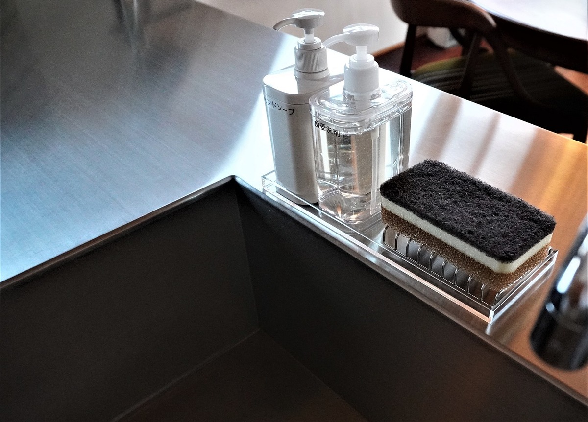 キッチンスポンジ置き場無印15