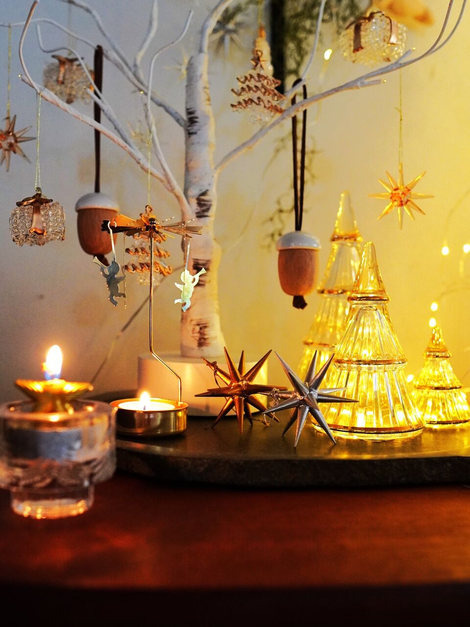 【新品】フライングタイガー　キャンドルホルダー　蝋燭立て　クリスマス　2点セット 新品フライングタイガー キャンドルホルダー 蝋燭立て クリスマス 2