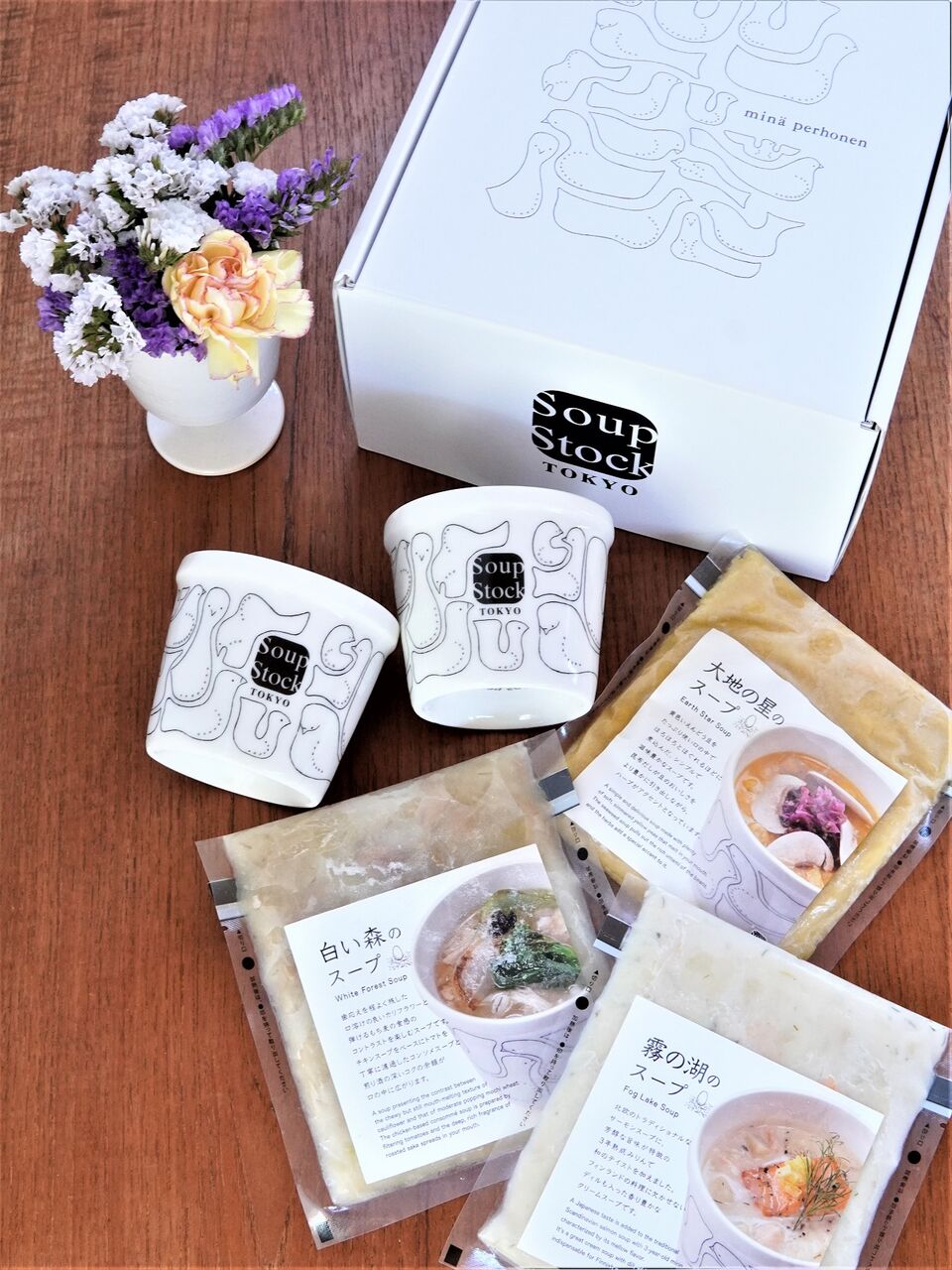 ミナペルホネン× Soup Stock Tokyo】コラボスープカップが素敵す ミナペルホネン× Soup Stock Tokyo】コラボスープカップが素敵す