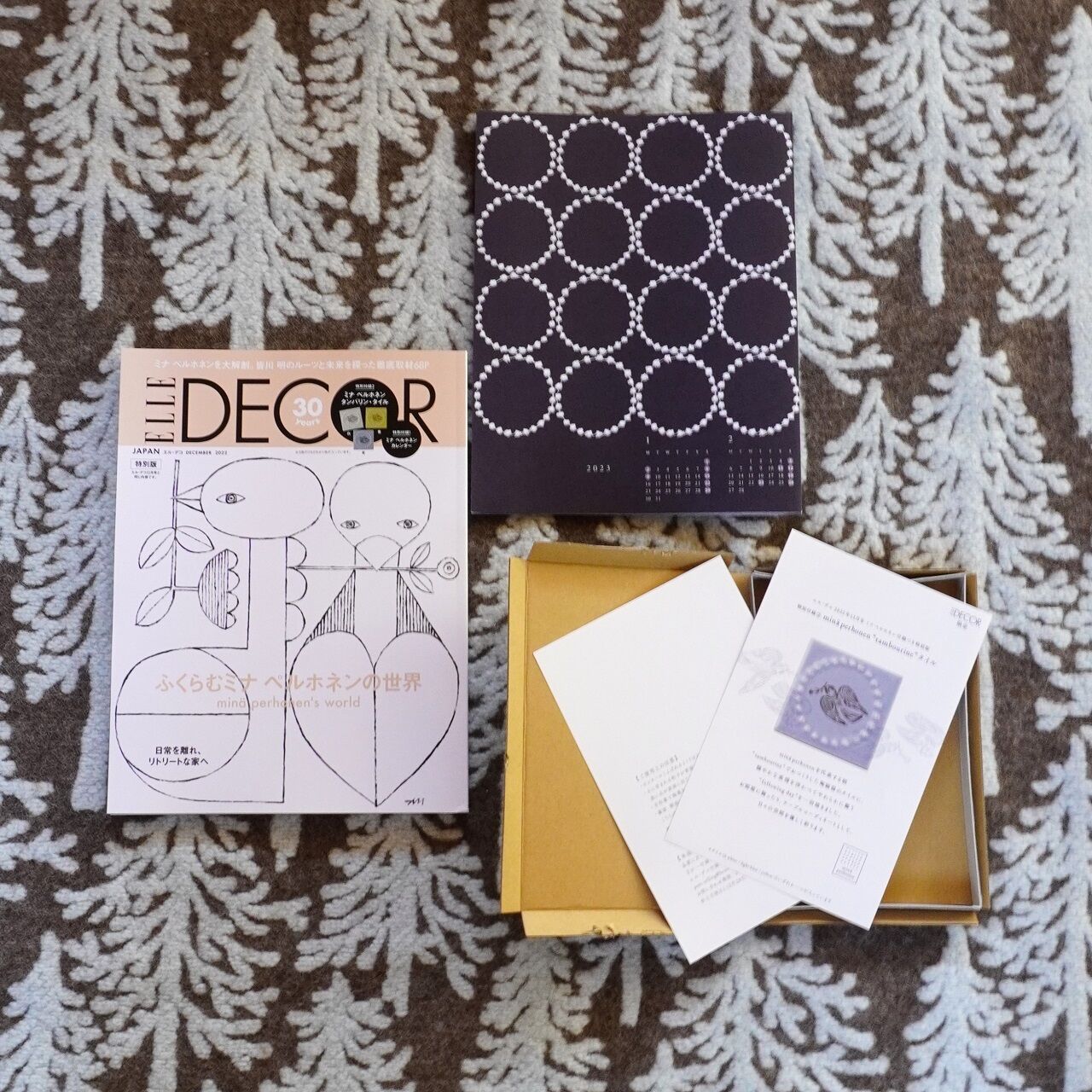 朗報】エルデコ「ミナペルホネン特別版」重版決定！届いたタイルは