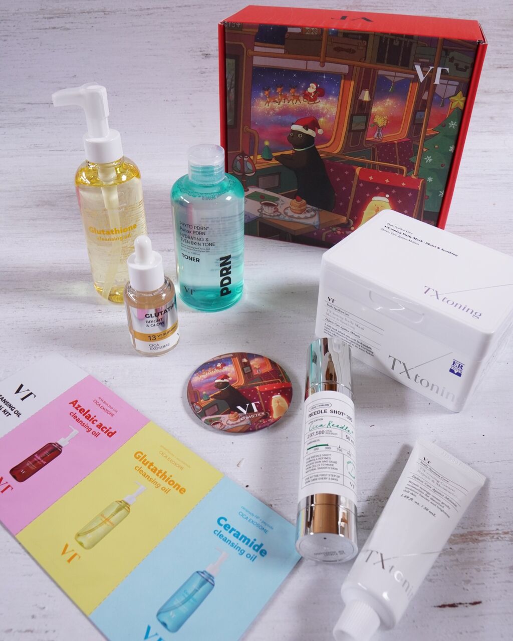 VT ブイティー PDRN スキンケア 8点セット 可愛いBOX付き 豪華すぎて正直びっくり…！楽天限定VTスキンケア福袋級セットが