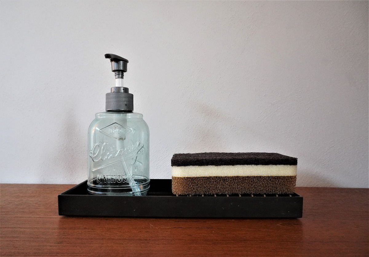 キッチンスポンジ置き場無印1