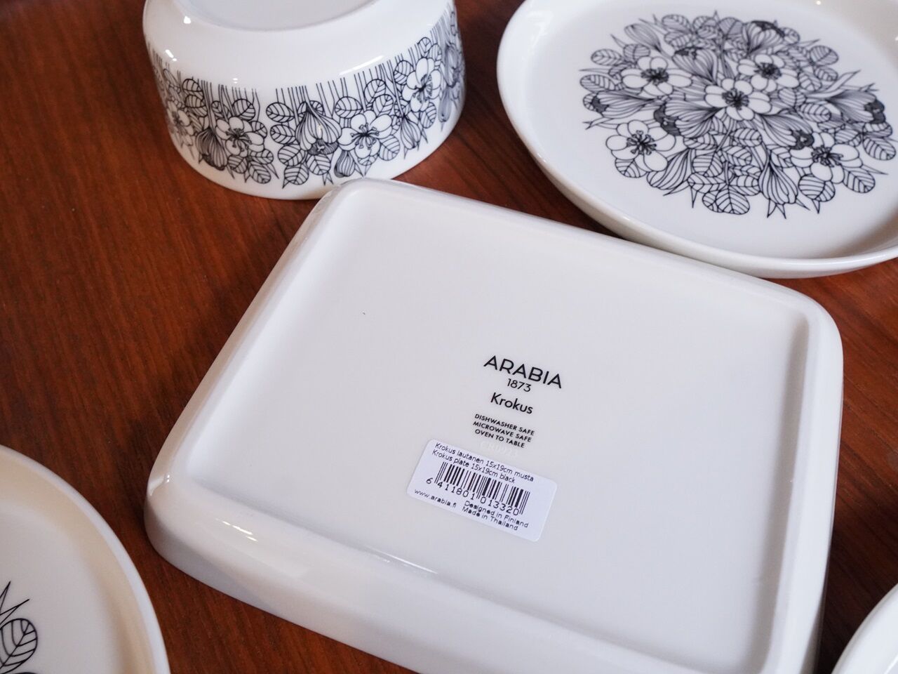 新品 アラビアARABIA クロッカス スクエア プレート4枚 復刻 イッタラ 楽天市場】クロッカス／Krokus スクエアプレート ブラック