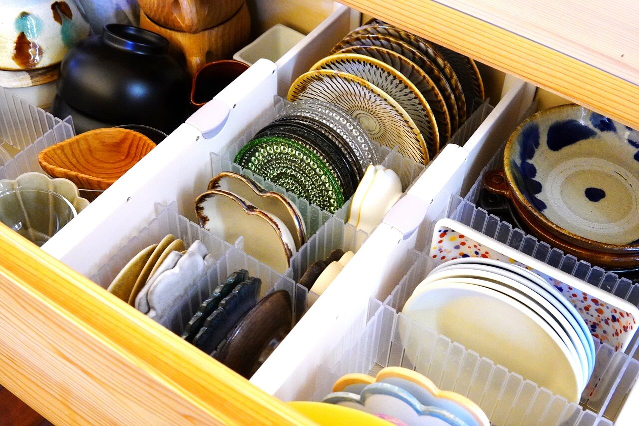 無印と便利グッズで【食器棚の収納】改善＆うつわ好きがたどり着いた 