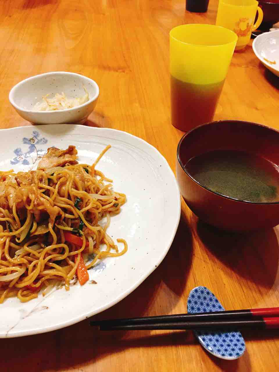 なほかさんちの毎日三食献立日記 おやつ付き 焼きそば