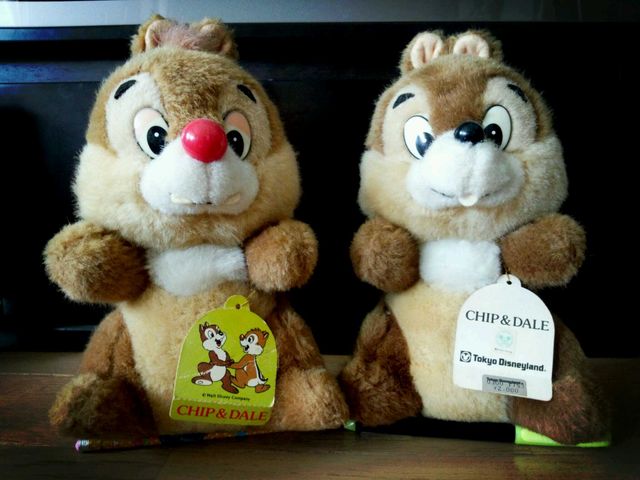 チップとデール ぬいぐるみ 昔 Disney STORE ディズニーストア チップ