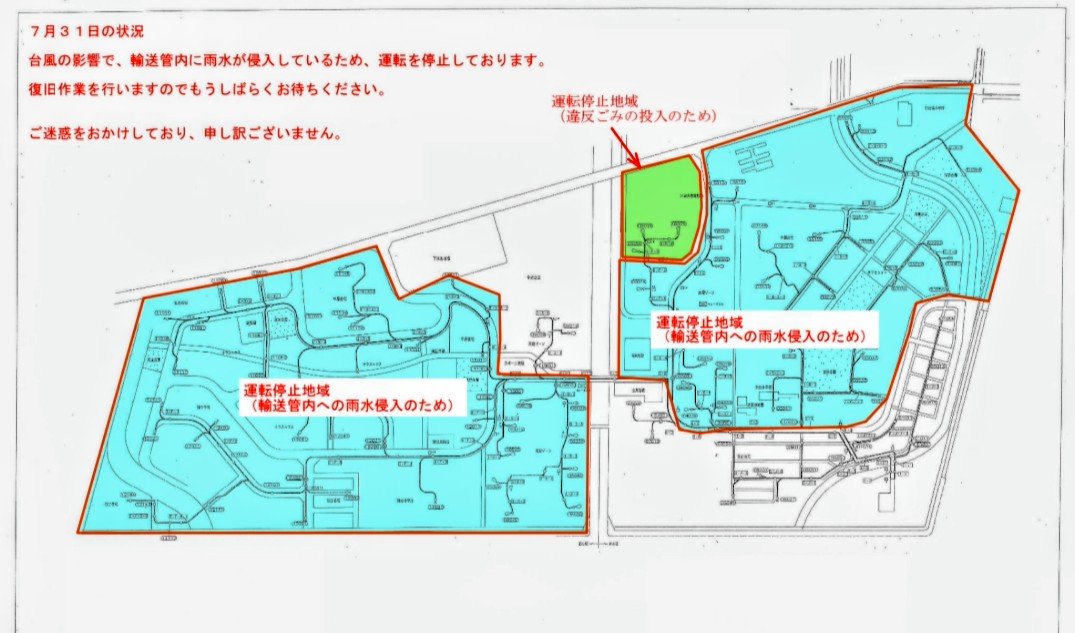 パイプライン運転状況20260731