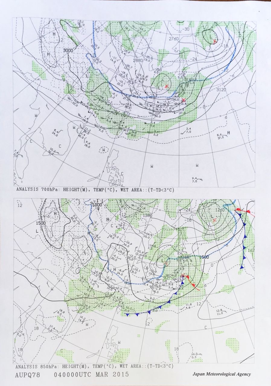天気図解析のやり方 ある社会人の成長日記
