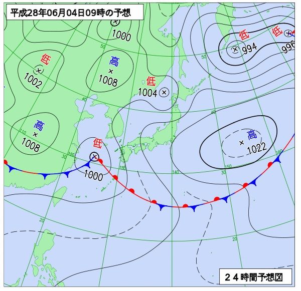 西から雲と雨が広がり 今週末はぐずついた天気に 16年6月4日 ある社会人の成長日記 西から雲と雨が広がり 今週末はぐずついた天気に 16年6月4日 ある社会人の成長日記