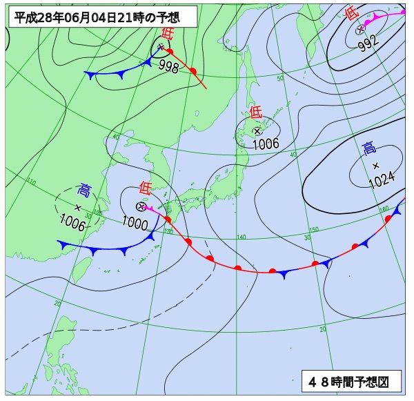 西から雲と雨が広がり 今週末はぐずついた天気に 16年6月4日 ある社会人の成長日記 西から雲と雨が広がり 今週末はぐずついた天気に 16年6月4日 ある社会人の成長日記