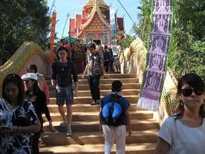 タイで新年の初詣