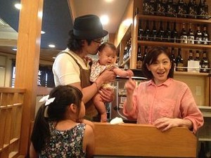 看板美人女将さんと