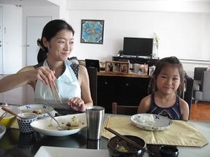 Y子と末娘のRちゃん