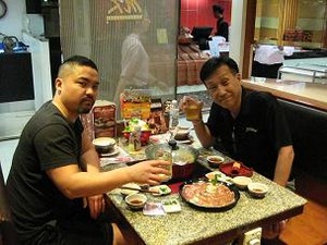 タイスキで乾杯