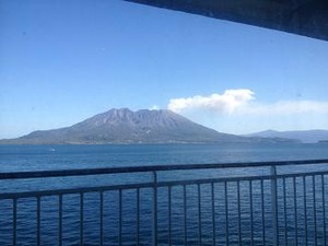 快晴の桜島