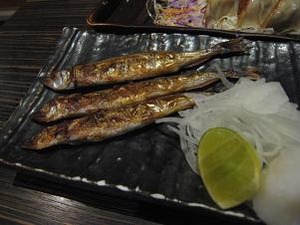 カルシュウムたっぷりのシシャモ
