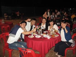 特等席で
