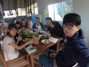 T母と朝食
