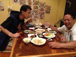 鹿児島ツアーの話で盛り上がる