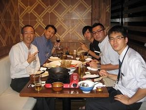 幹事さんたちと