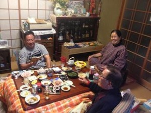 親子水入らずですが