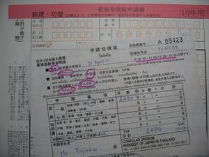 申請書類