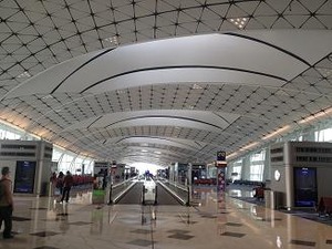 香港空港でトランジット
