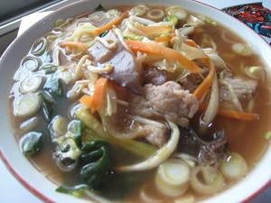 野菜タップリ醤油ラーメン