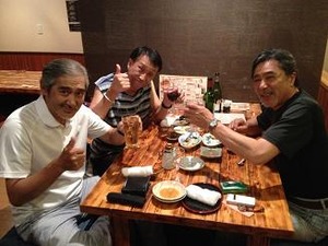 N氏と人生の師匠と乾杯