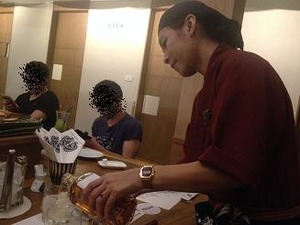 ハイボールで