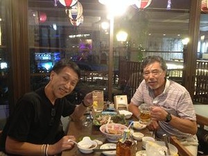 最後はどんたくで乾杯